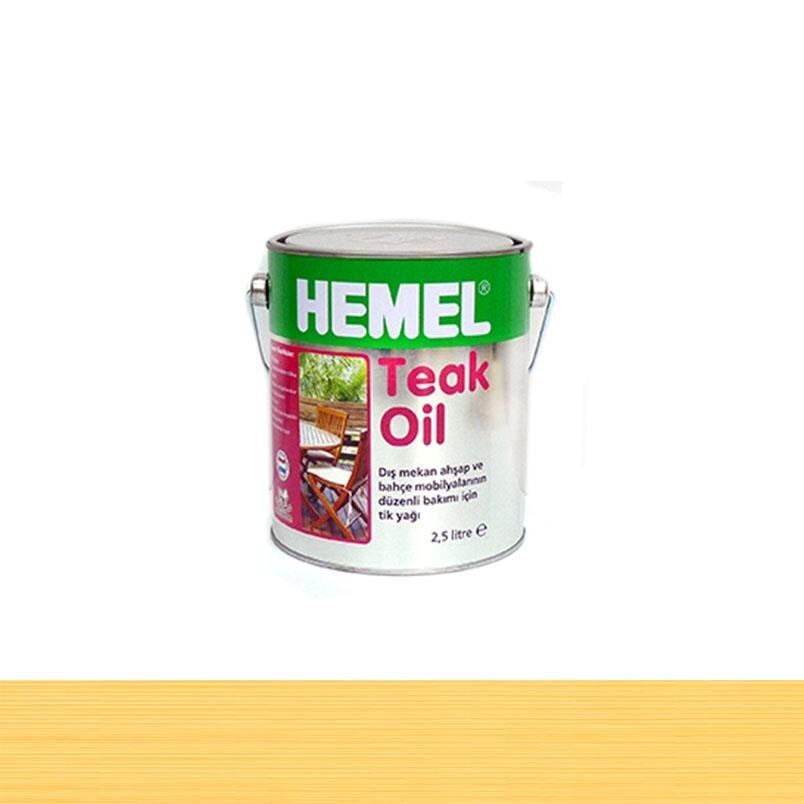 Cila & Vernik HEMELHemel 10816 Teak Oil 2.5 Litre Tik Yağı