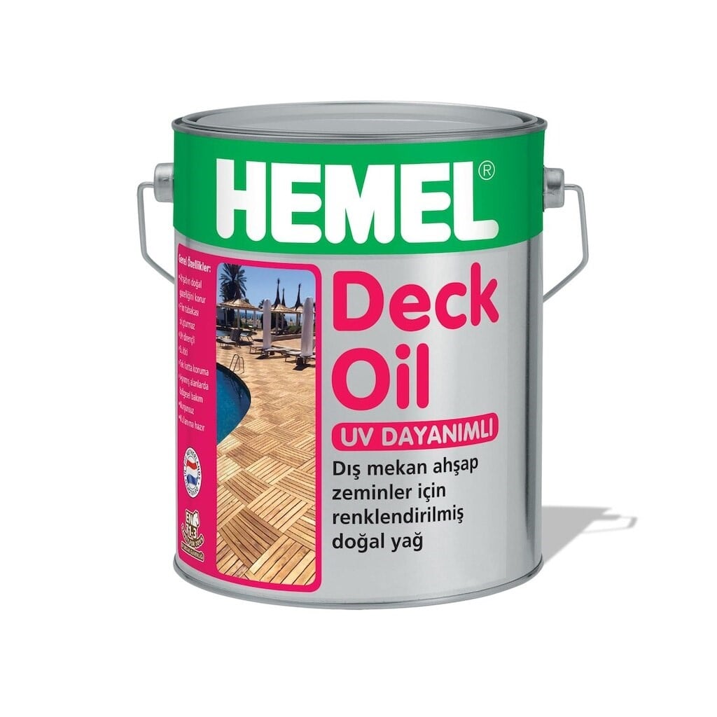  İç Cephe Duvar & Tavan BoyalarıHEMELHemel Deck Oıl Walnut 2,5 L