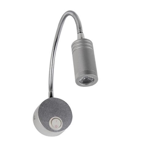 Aydınlatma ÜrünleriHorozHoroz Turna 3W Gümüş Power Led Resim Armatür Doğal Beyaz Işık