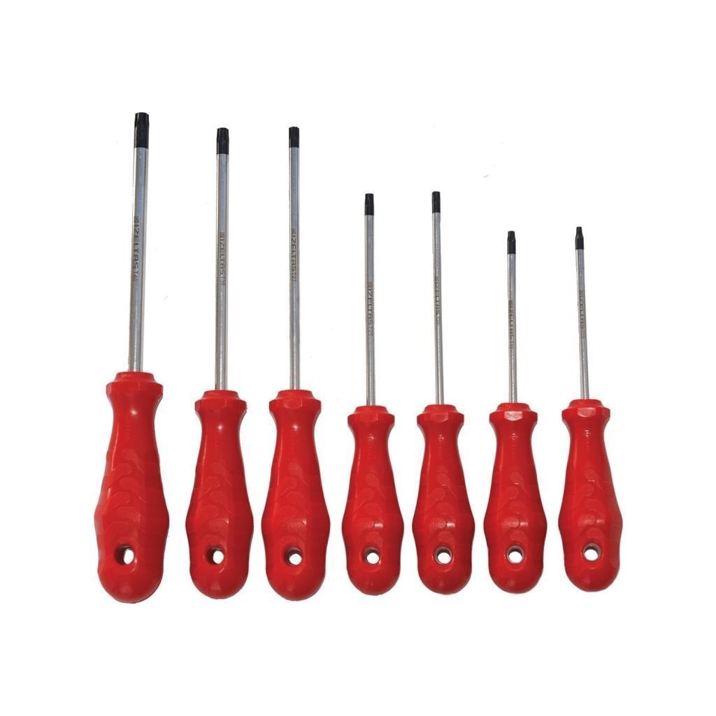 Tornavida ÇeşitleriİZELTAŞİzeltaş Torx Uçlu Tornavida Takım 7 Parça 4775008107