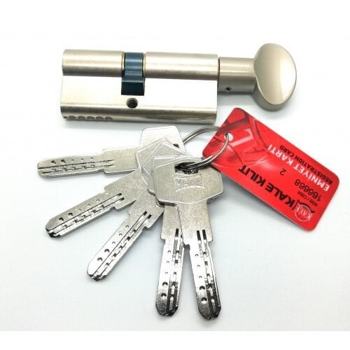 Kilit ÇeşitleriKALEKale 164bme Bilyalı Mandallı Barel 68mm Saten 5 Anahtarlı