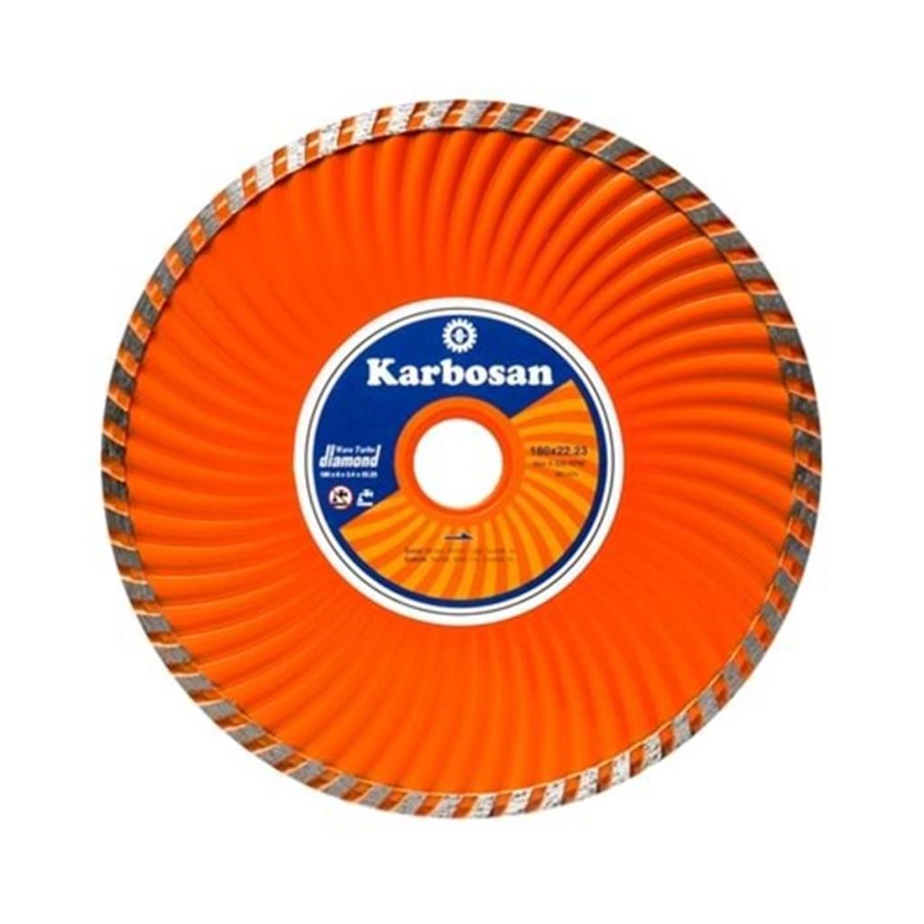 İş AnahtarlarıKARBOSANKarbosan Turbo Kanallı Elmas Kesici 180x2.4x22.23