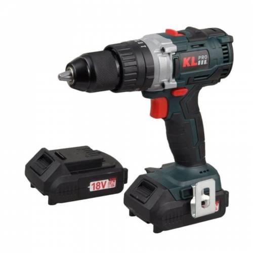 Vidalama ÇeşitleriKLPROKlpro Kldm1820B 18V 2.0Ah Şarjlı Darbeli Vidalama Matkap Kömürsüz