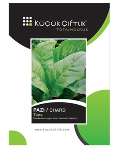 Sebze TohumlarıKüçük ÇiftlikKüçük Çiftlik Pazı Tuna 10 gr