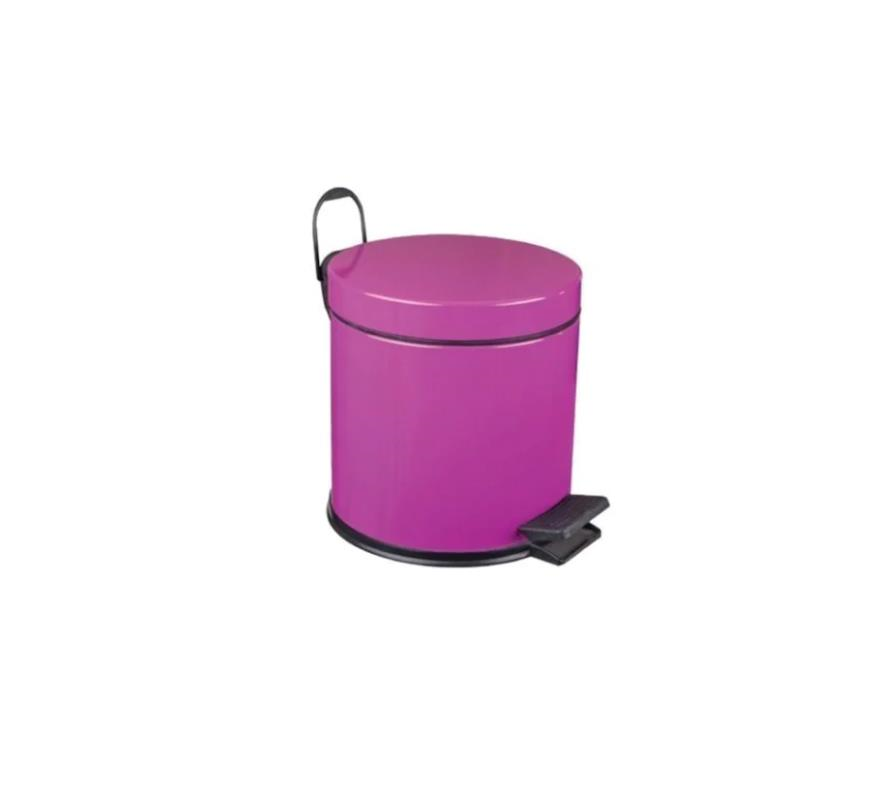 Banyo AksesuarMaxiflowMaxiflow Pedallı Çöp Kovası Mor 3 Lt