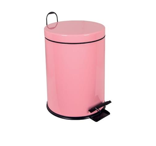 Banyo AksesuarMaxiflowMaxiflow Pedallı Çöp Kovası Pembe 3 Lt 18200