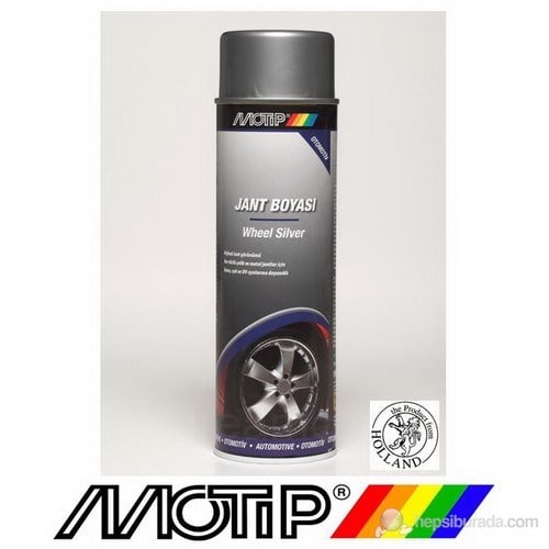 Sprey BoyaMotipMotip Akrilik Jant Boyası Gümüş Gri 500ml