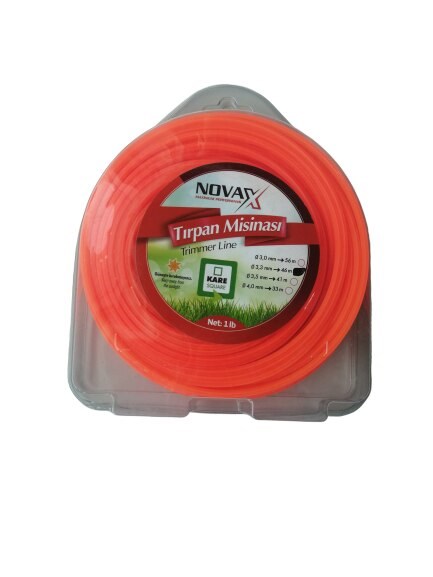 Tırpan Makinesi AksesuarlarıNovaxNovax Tırpan Misina Kare 3.3mm 46 mt