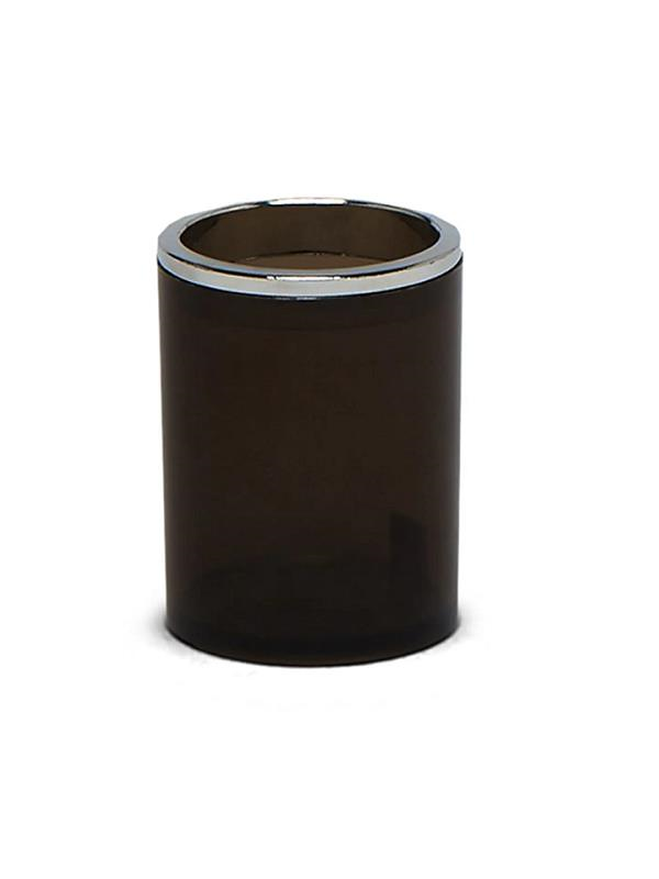Banyo AksesuarPRİMANOVAPrimanova Lenox Diş Fırçalık Şeffaf Siyah E33 M-E33-25
