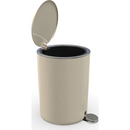 Banyo AksesuarPRİMANOVAPrimanova M-E66-09 Lenox Pedallı Çöp Kovası Bej 5 Lt