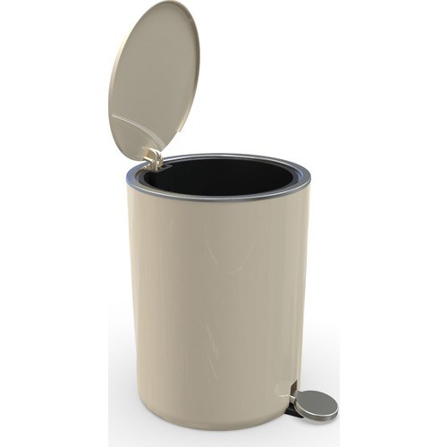 Banyo AksesuarPRİMANOVAPrimanova M-E66-09 Lenox Pedallı Çöp Kovası Bej 5 Lt