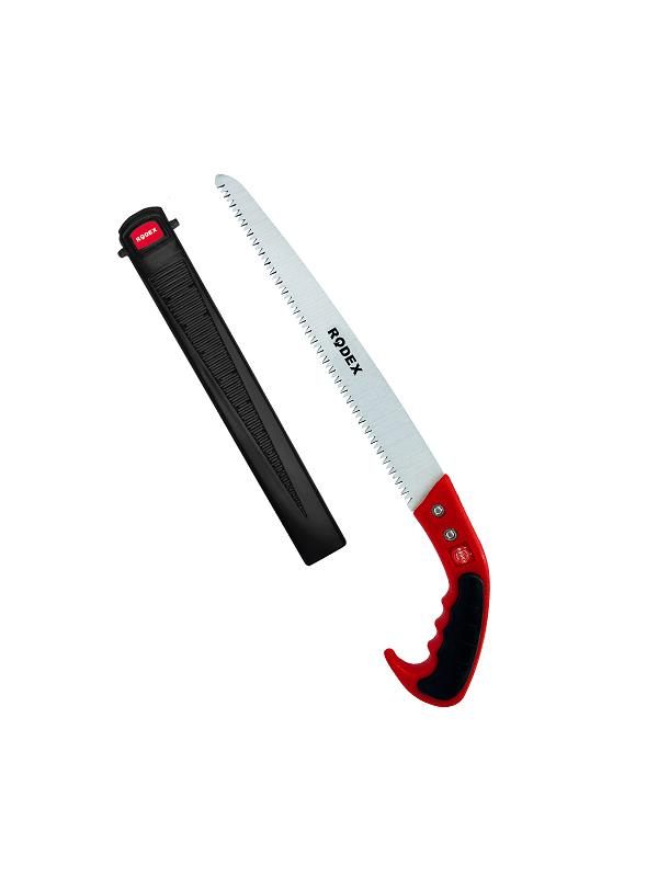 Aşı & Budama ÜrünleriRODEXRodex Budama Testeresi Kılıflı 300 mm Çelik Düz Ağaç Dal Bağ El Testeresi 1inc - 7 Diş 