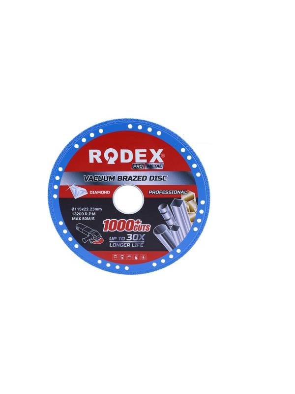 Balta & TestereRODEXRodex Vakum Kaynaklı Elmas Testere Uzun Ömürlü Çok Amaçlı Kesme Diski 125 mm RRM125S