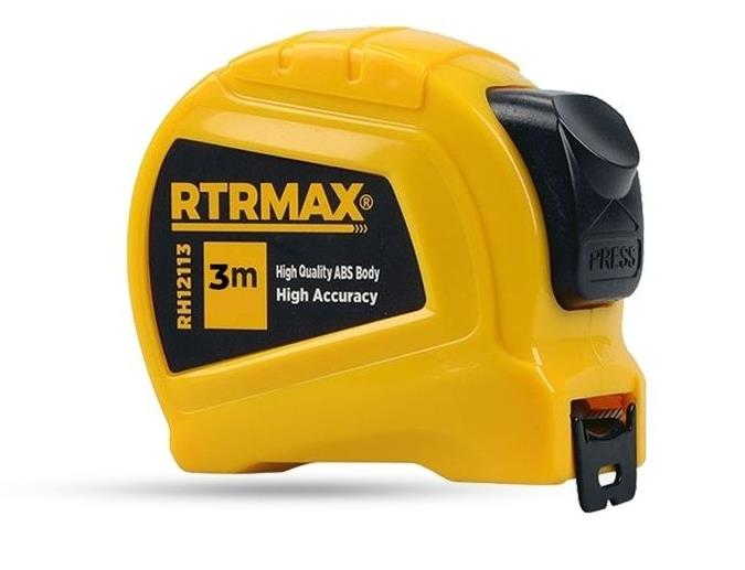 Ölçü Aletleri & TerazilerRtrmaxRtrmax Rh12111 Şerit Metre Stoplu 3mt - 16 mm