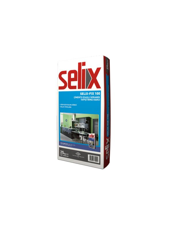 İnşaat MalzemeleriSelixSelix Fix 100 Gri Seramik Yapıştırıcı 25 Kg