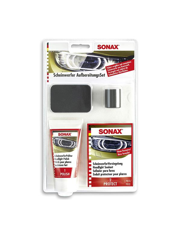 Otomobil AksesuarlarıSONAXSonax Far Çizik Giderici Set 75 ml + 2 x 0,5 ml