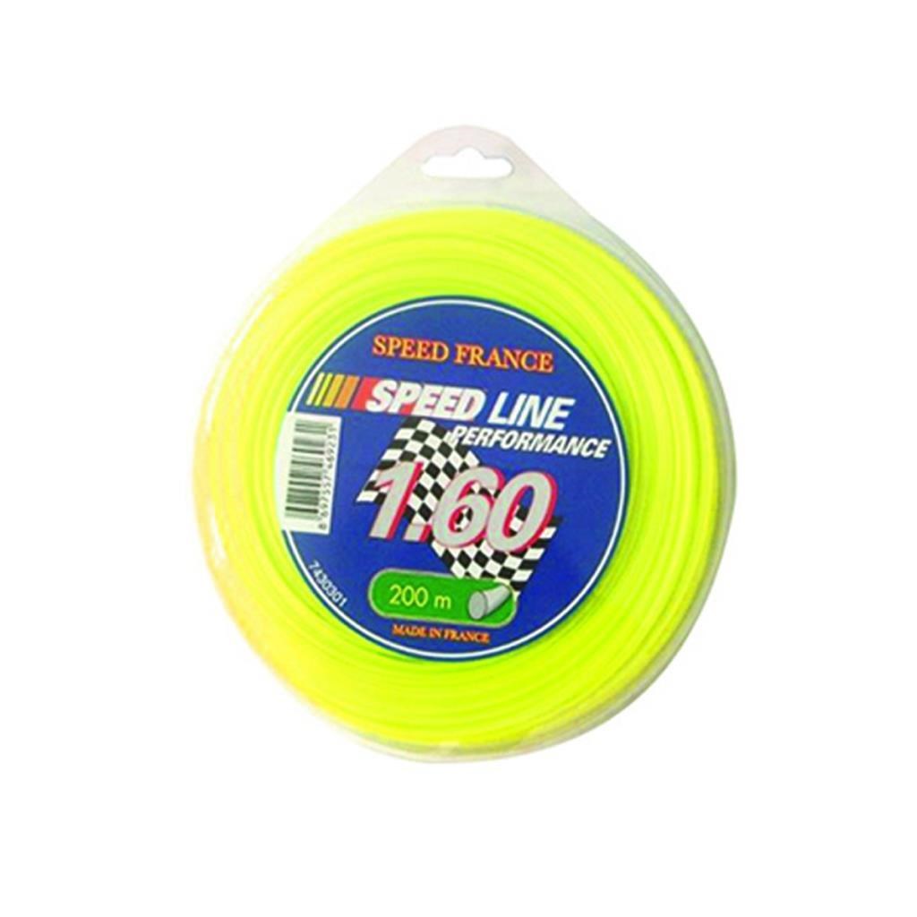 Tırpan Makinesi AksesuarlarıSpeedSpeed Misina 3.3mm 43M Sarı 6 Köşe