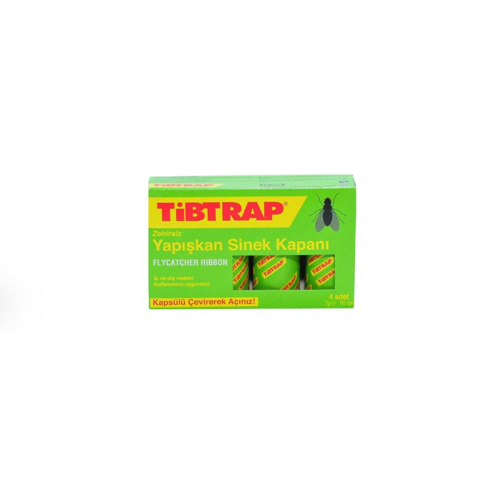 Haşere KovucularTibtrapTibtrap Yapışkan Sinek Bandı 4'lü Paket