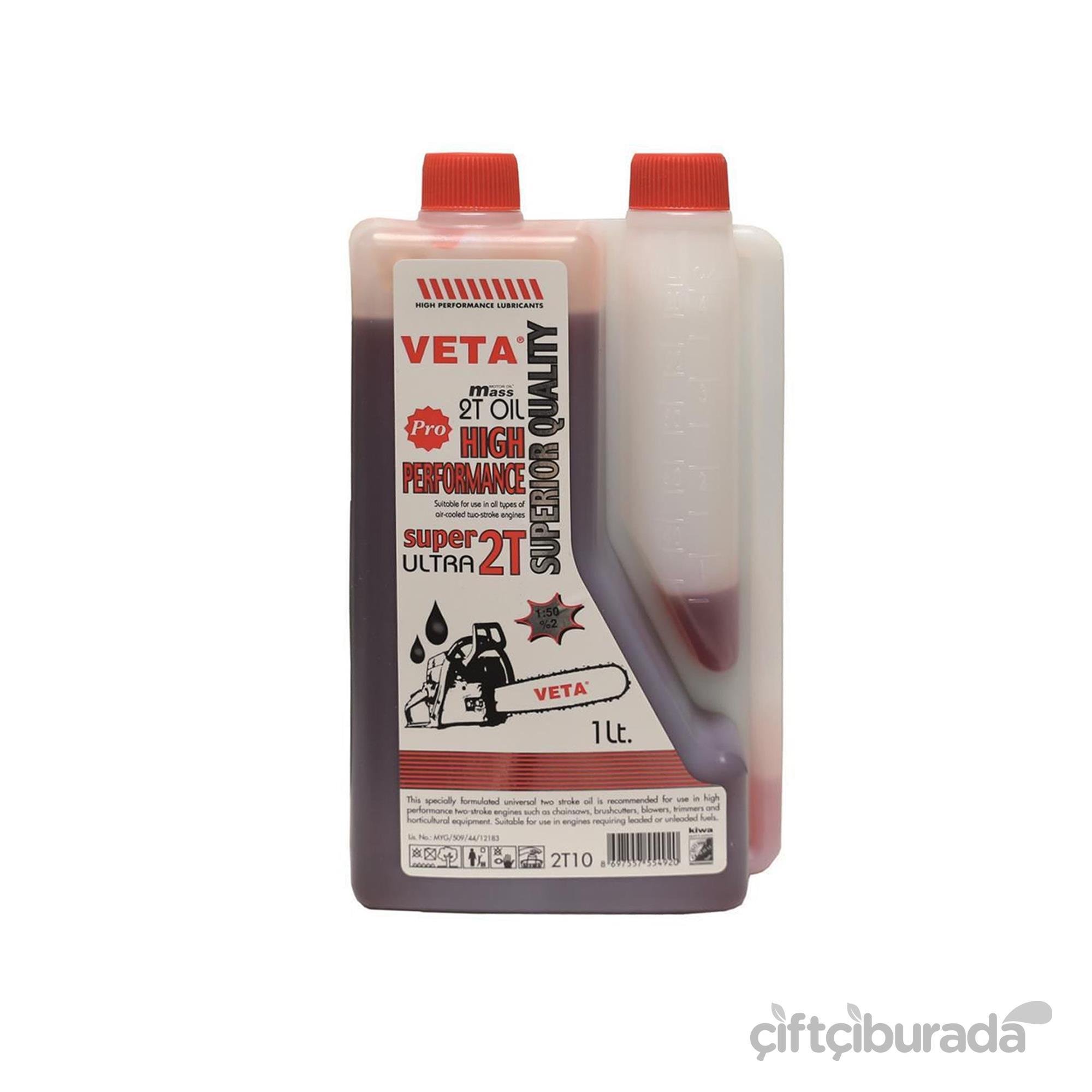 Tırpan Makinesi AksesuarlarıVetaVeta Yag.Ikı Zamanlı Motor Olceklı 1Lt Pro