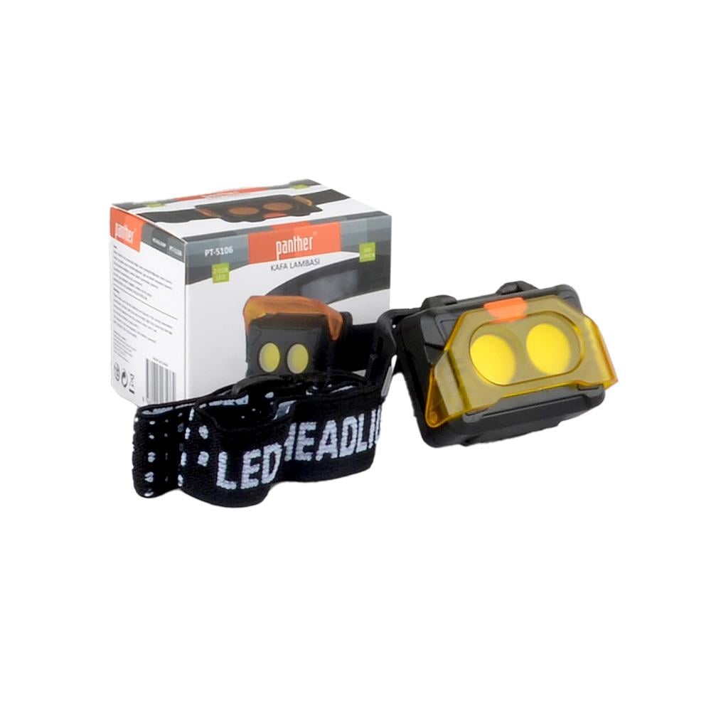Panther PT-5106 Ledli Kafa Feneri 3xAAA Pilli