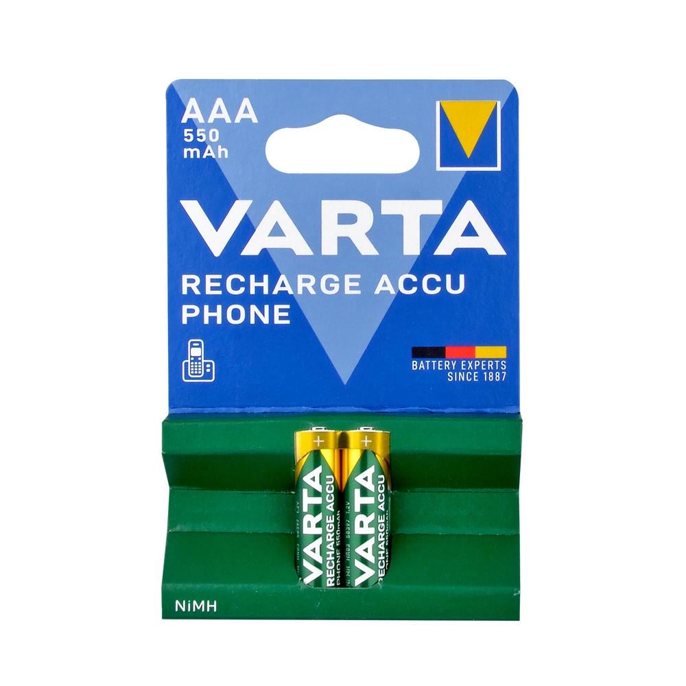 Varta 58397 Phone AAA 550 mAh İnce Kalem Pil 2li Blister