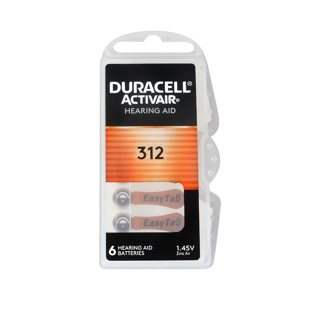 Duracell Activair 312 Kulaklık Pili 6lı Blister