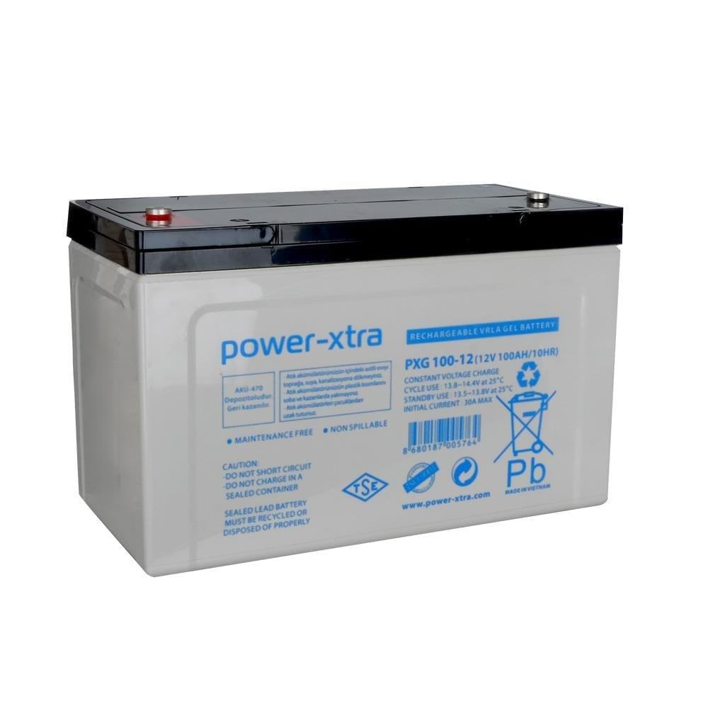 Power-Xtra 12V 100 Ah Bakımsız Jel Akü