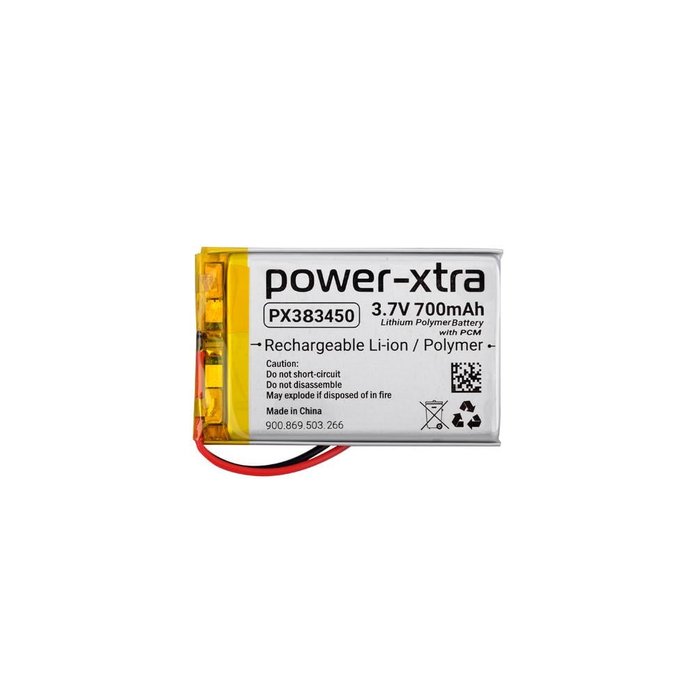 Power-Xtra PX383450 - 3.7V 700 mAh Li-Polymer Pil - Devreli