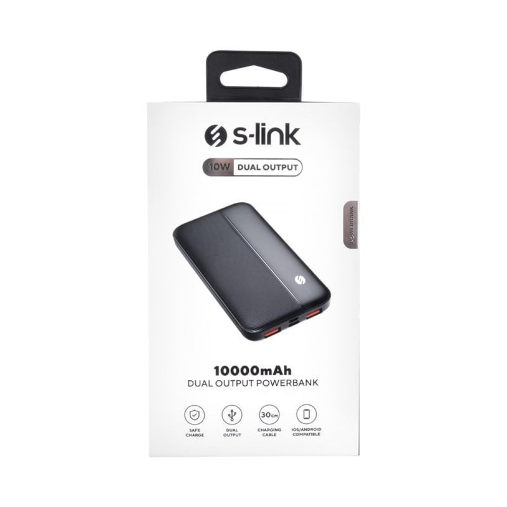 S-link IP-G10N 10000mAh Powerbank Siyah