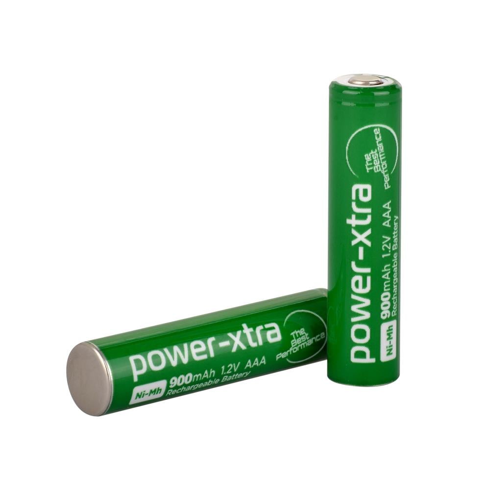 Power-Xtra 1.2V 900 Mah- AAA -Ni-Mh Şarjlı Pil -Flat-Başsız