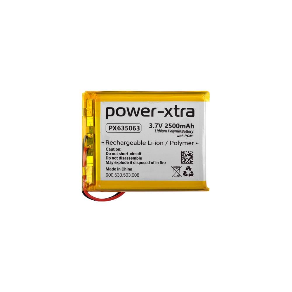 Power-Xtra PX635063 - 3.7V 2500 mAh Li-Polymer Pil - Devreli
