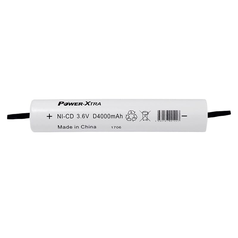 Power-Xtra 3.6V Ni-Cd D Size 4000 mAh Şarjlı Pil