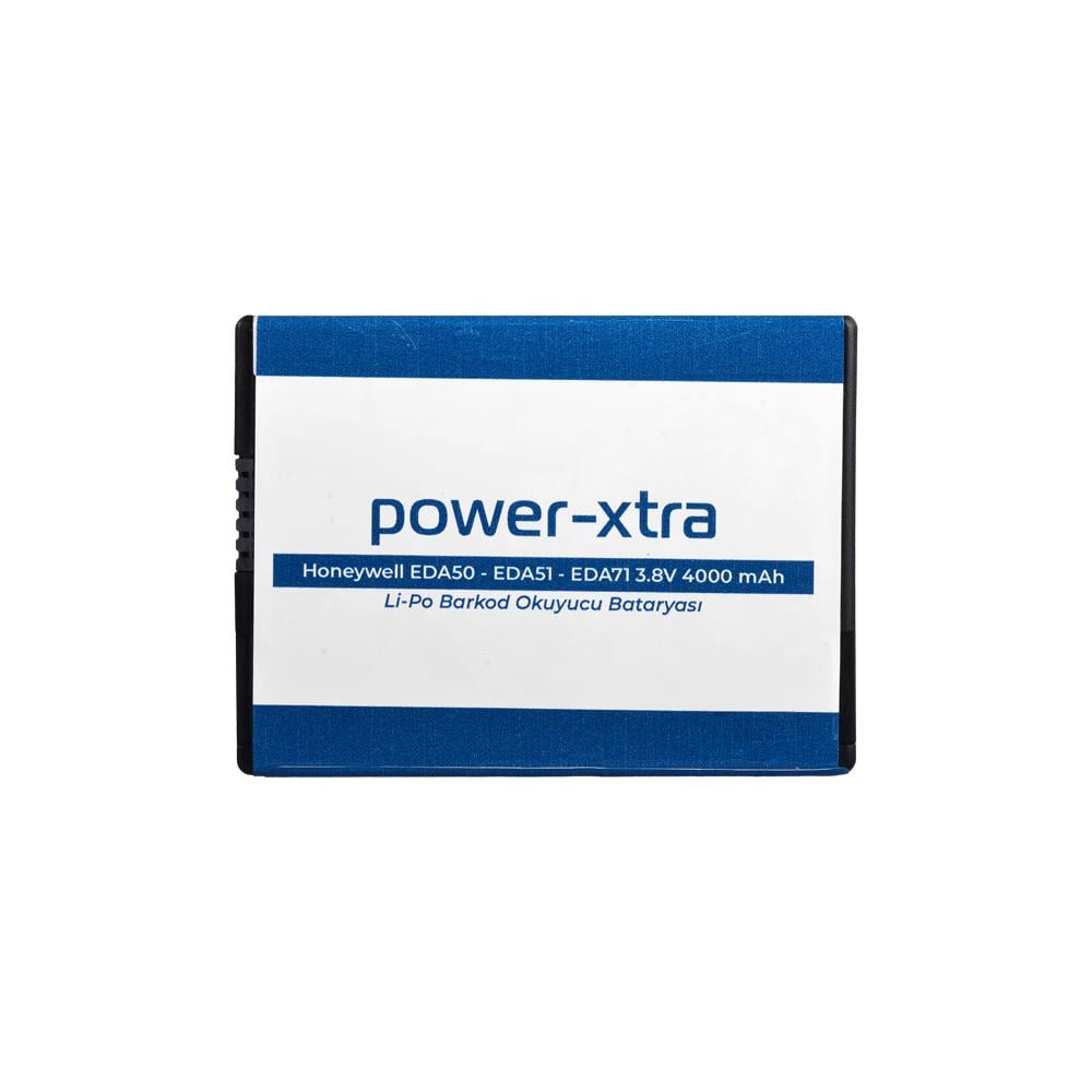 Power-Xtra - Honeywell EDA50 /EDA 51 / EDA70 / EDA71 3.7V  4000mAh El Terminali Bataryası
