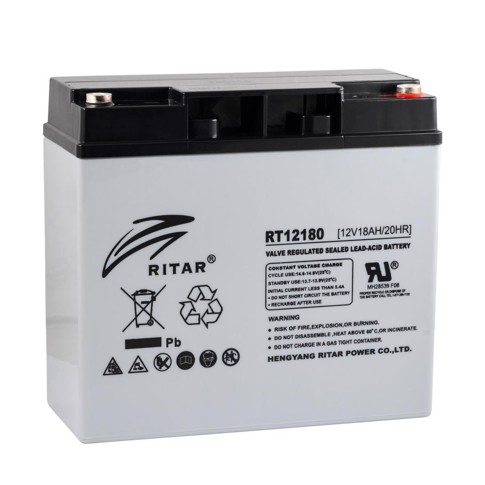 Ritar 12V 18 Ah Bakımsız Kuru Akü