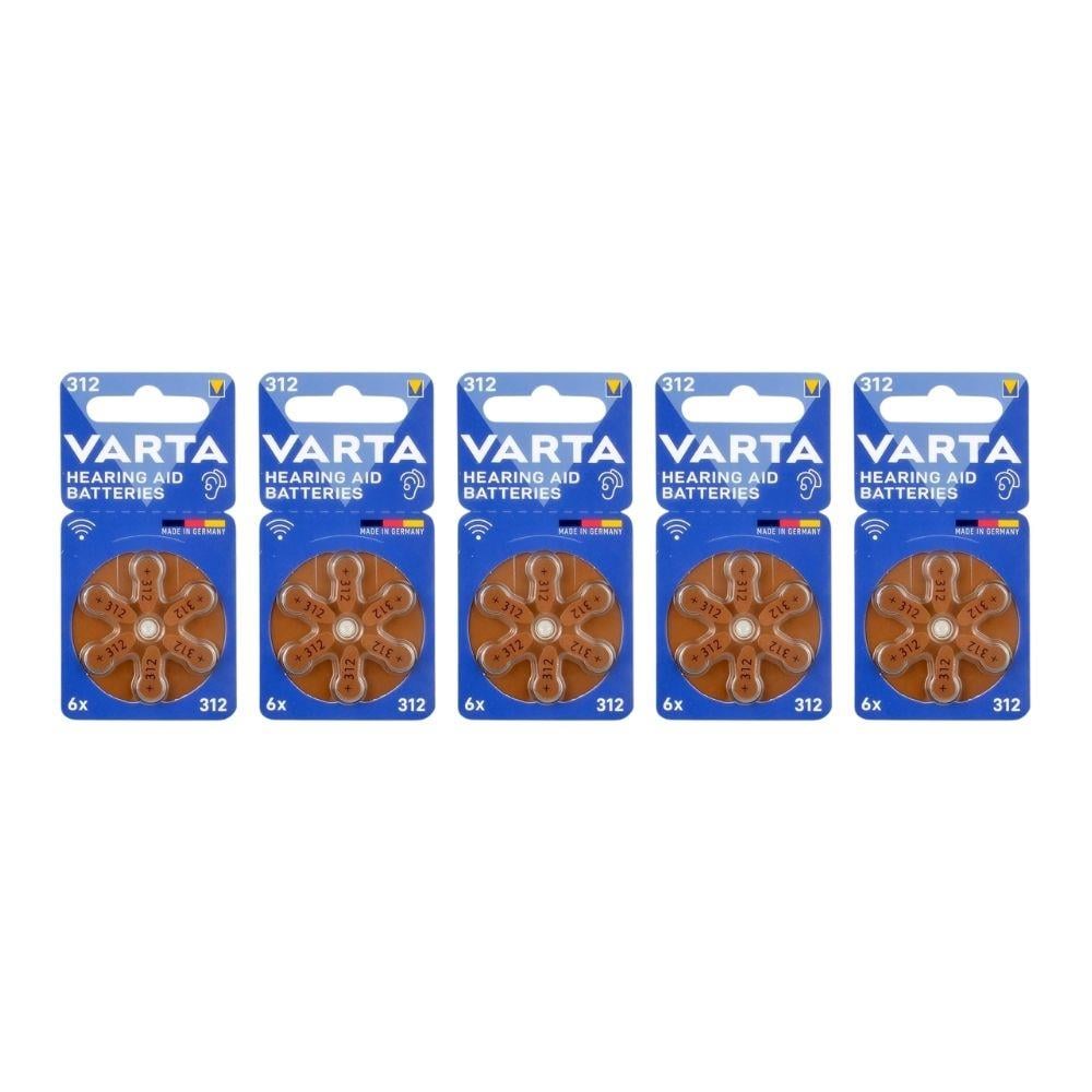 Varta 312 Kulaklık Pili 6lı Blister 5Li Paket