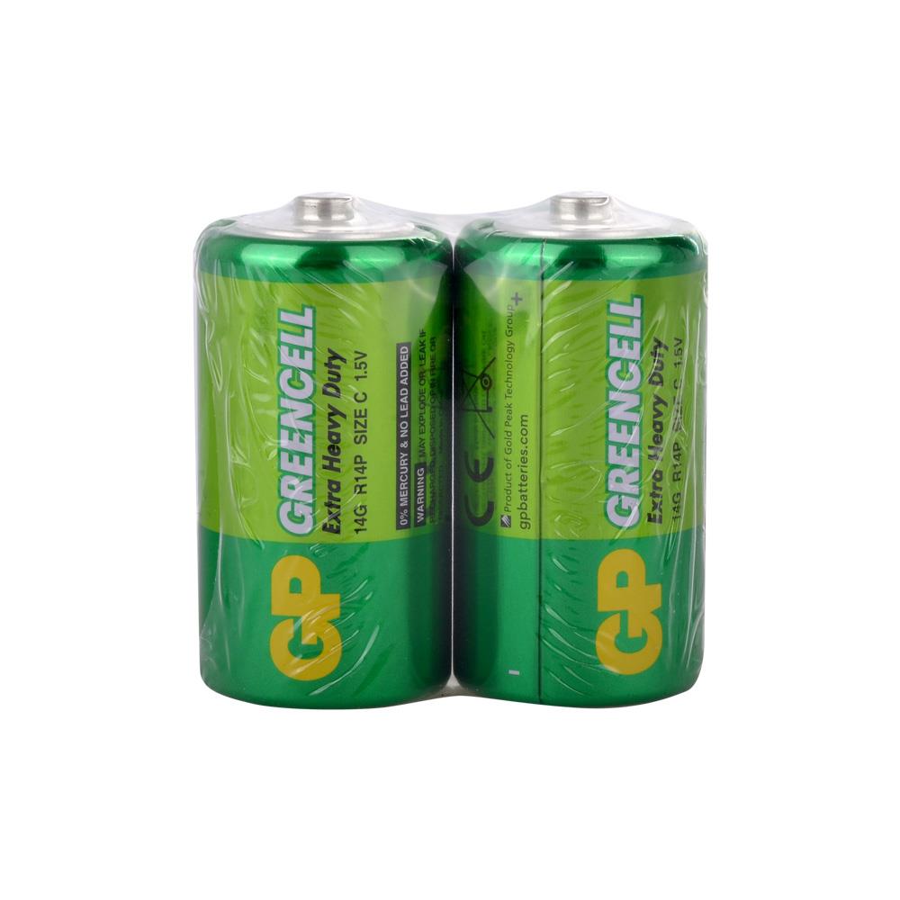 GP 14G R14 Greencell C Size Orta Pil 2li Shrink