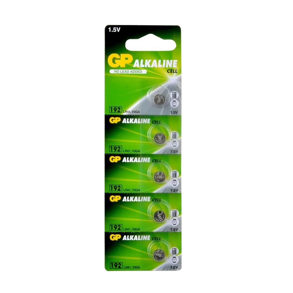 GP LR41 192 Alkalin 5li Blister