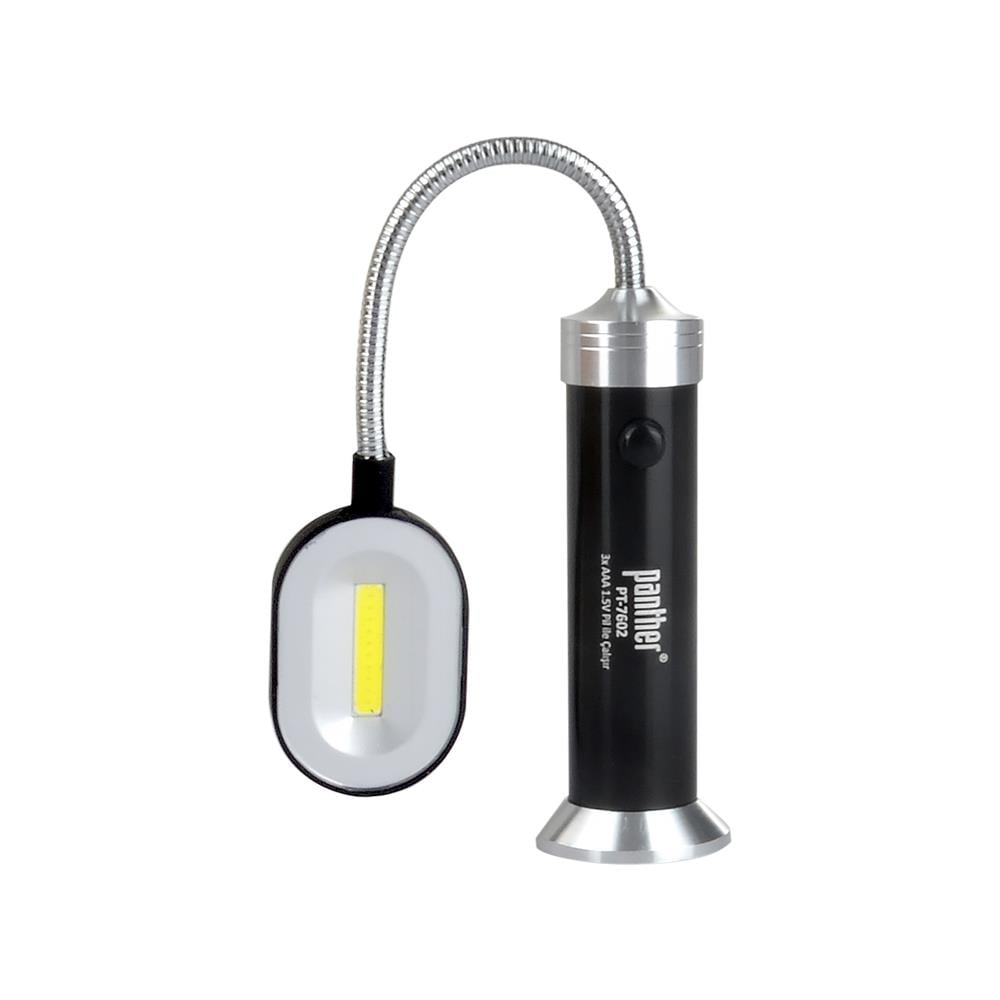 Panther PT-7602 Ledli Mıknatıslı Çalışma Feneri 3xAAA Pilli