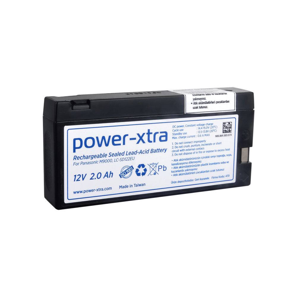 Power-Xtra 12V 2.0 Ah M9000 Lead Acıd Batarya