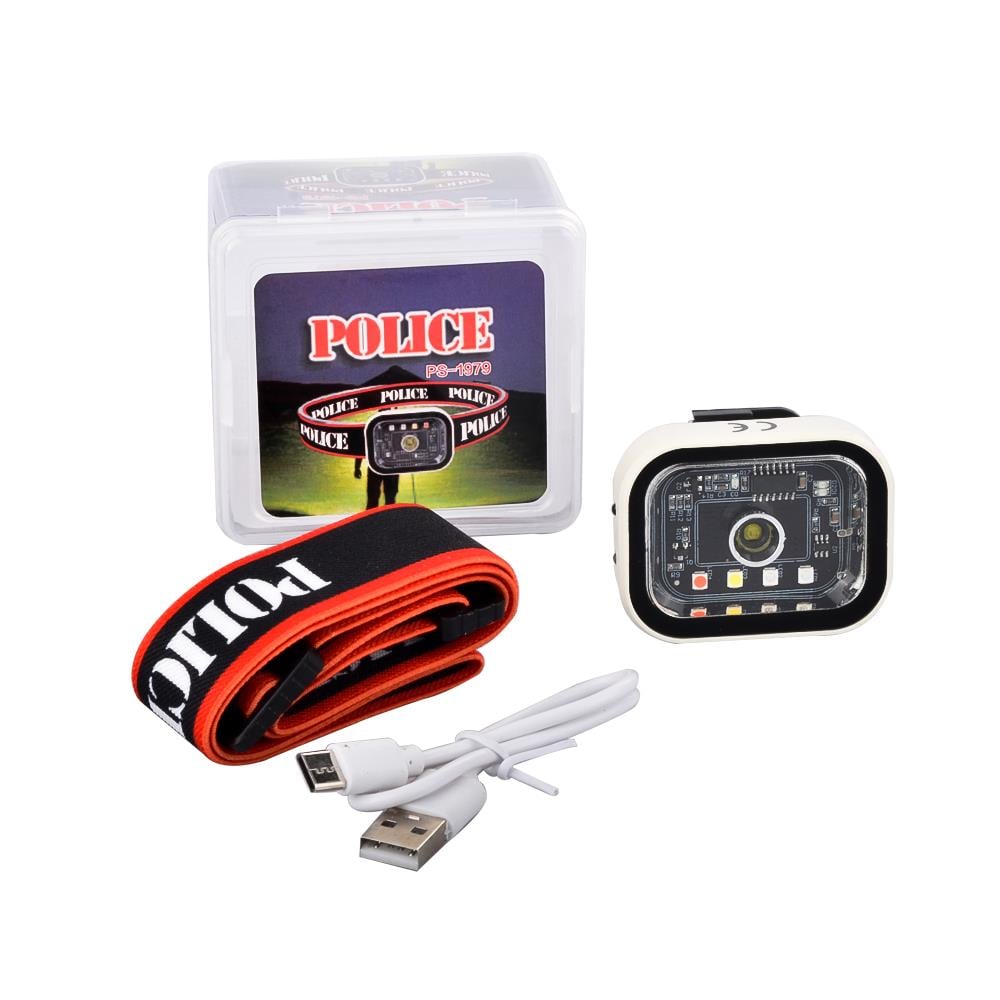 Police PS-1979 Sensörlü Şarjlı Kafa Feneri
