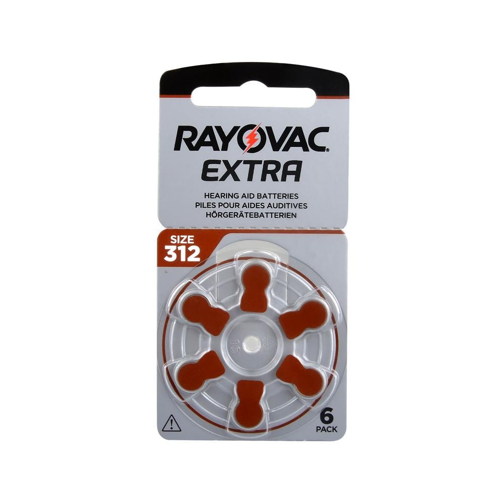 Rayovac Extra Advanced 312 Numara PR41 İşitme Cihazı Pili 6'Lı
