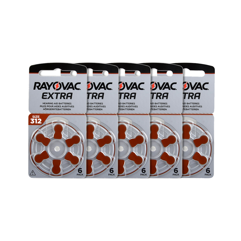 Rayovac Extra Advanced 312 / PR41  Numara Kulaklık Pili 6lı - 5li Paket