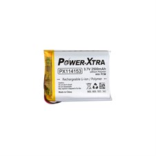 Power-Xtra PX114153 - 3.7V 2500 mAh Li-Polymer Pil - Devreli - 2.5A