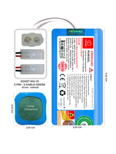 Xiaomi Vacuum Mop Essential MJSTG1 2900mAh Uyumlu Robot Süpürge Pili A2901BS-Xia-023
