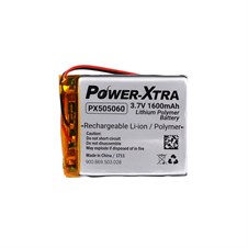 Power-Xtra PX 505060 3.7V 1600mAh Lityum Polimer Pil - Batarya Navigasyon pili, GPS pili