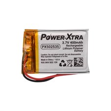 Power-Xtra PX502535 3.7V 400 mAh  Li-Polymer Pil