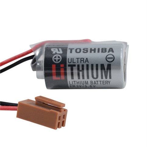 Toshiba  ER3V 3.6V Konnektörlü PLC, CNC Lithium Pil