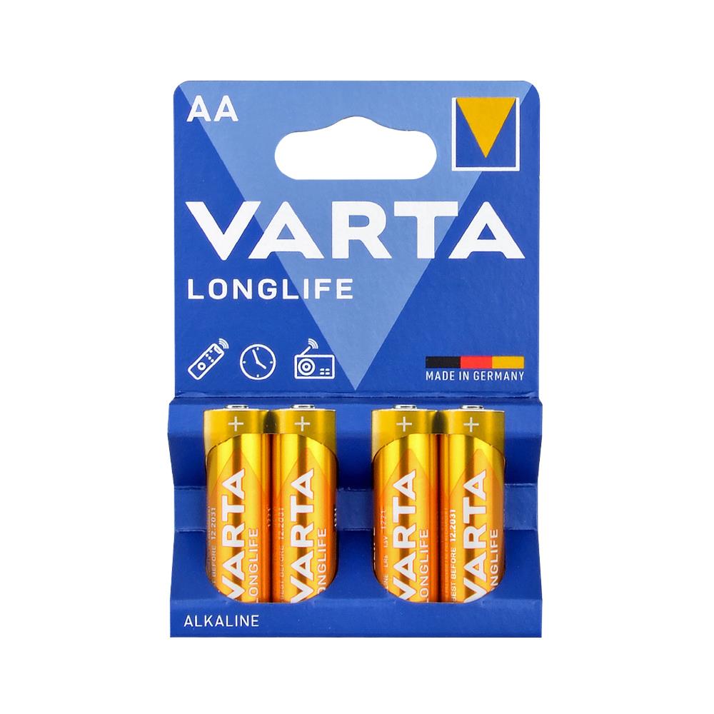Varta 4106 Longlife AA Kalem Pil 4lü