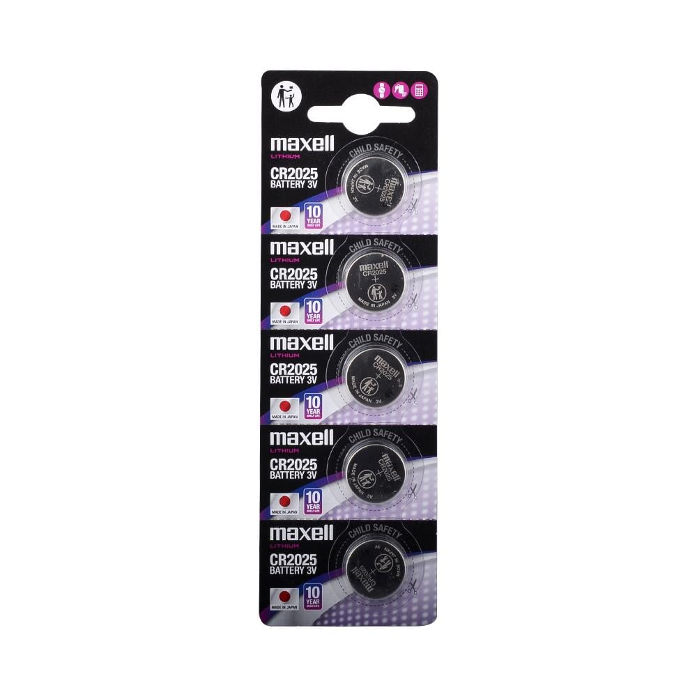 Maxell CR2025 Lithium Pil 5li Blister - Gri Paket