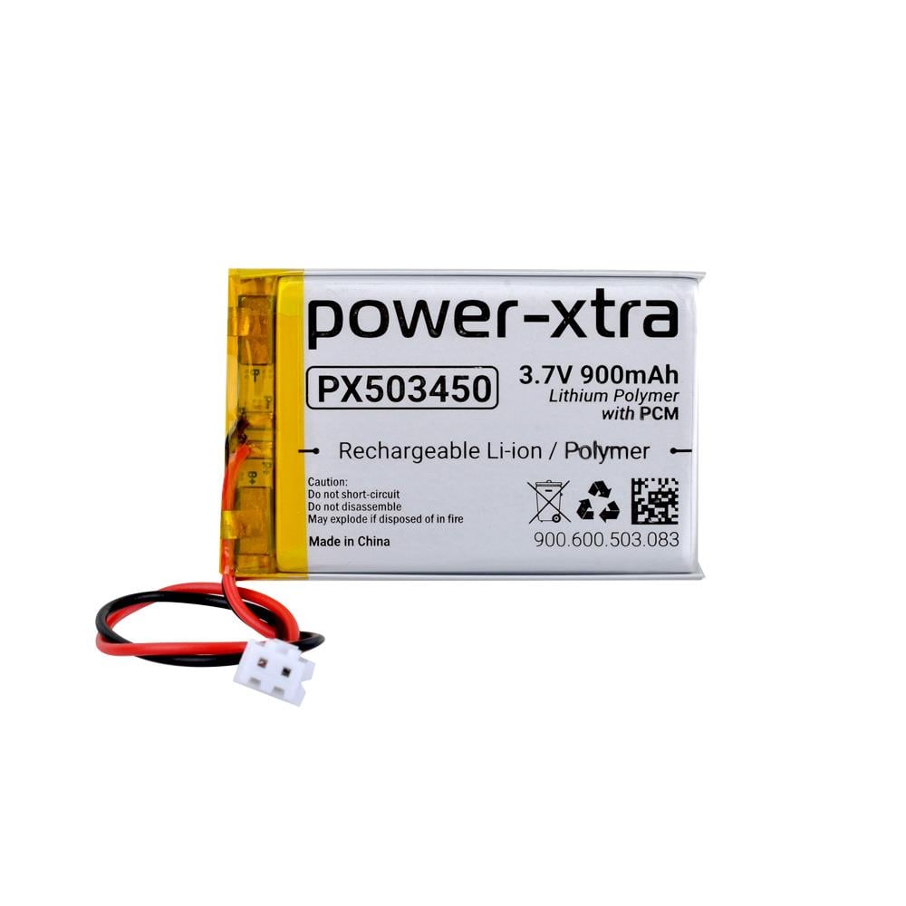 Power-Xtra Li-Polymer 503450 3.7V 900 mAh Şarj Edilebilir Li-Po